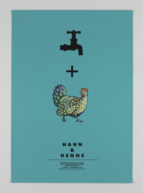 Viele von Claude Kuhns Plakaten befinden sich in der Sammlung der Berner Design Stiftung.